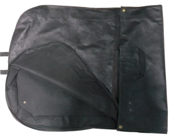 75g Unwoven Fabric Dress Bags, Zipper Suit Garment Bag With Button Closure For