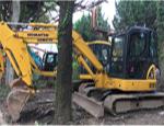 Used 5.5 Ton Komatsu Hydraulic Mini Crawler Excavator PC55 for Construction Work