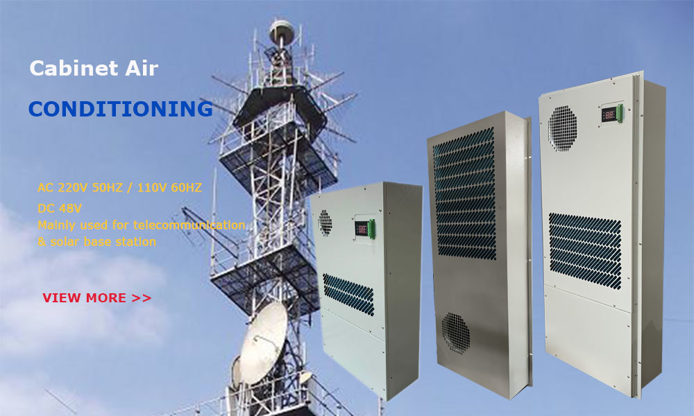 AC 3KW Control Cabinet Air Conditioner For Outdoor Telecom Base Station