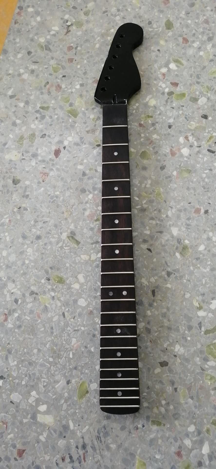Custom Grand 22 Fret Roasted Maple Electric Guitar Neck for Handmade Tele Guitar Kits Gloss Finished with Bone Nut