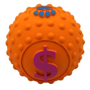 Quality Squeaker Interactive Dog Chewing Ball Soft Latex Natural Rubber wholesale