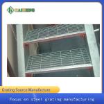 T4 Metal Bar Grating Stair Treads Steel Ladder Bearing Bars At 60mm Pitch