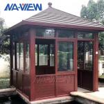 All Weather 3 Season Gazebo Modern Weather Resistance Obscure Glazing Glass