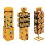 Pet Food Wooden Holder Stand Customized Colors Made Of Metal