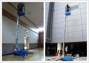 Quality Electric Aerial Order Picker 10 Meter Platform , Aluminum Alloy Hydraulic Aerial Lift wholesale