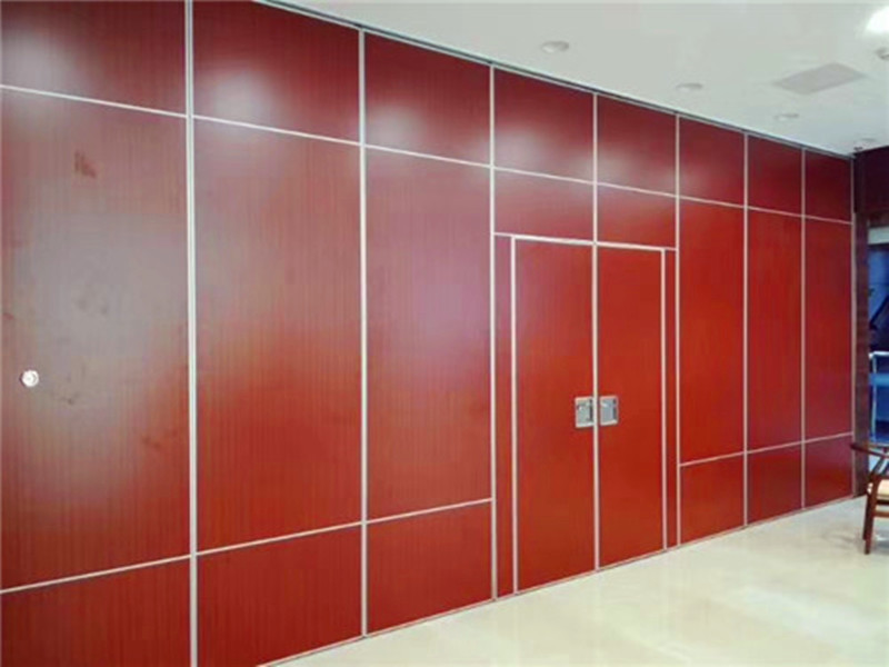 Laminate Operable Foldable Sound Proof Partitions Sliding Movable Walls For Conference Hall