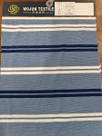 Environmental Friendly Smooth Striped Knit Fabric For Tracksuit