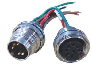 Quality Front Mount Right Angle Antenna Cable , Electric Ip67 Multi Wire Cable wholesale