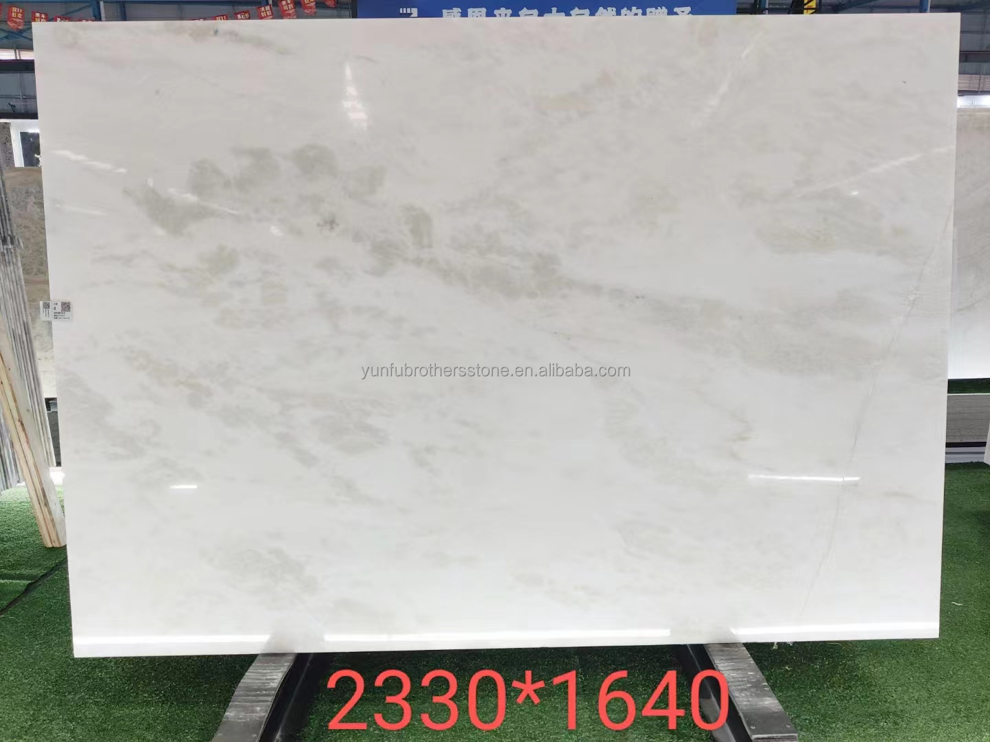 Modern Royal White Onyx Honed Marble Sheet Cut-to-Size Graphic Design Solution for Wall Panel and Dining Table Set