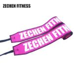 7.3cm Crossfit Wrist Wraps Fitness 90cm Pink Weight Lifting Straps Cotton Gym