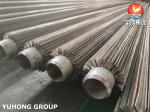 Stainless Steel 316L Longitudinal Finned Tube Heat Exchanger U Channel Fin Tube