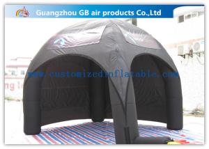 Quality Advertising Inflatable Air Tent , Black Blow Up Spider Dome Tent wholesale