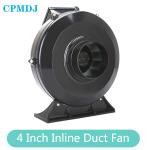 Flexible 300 Cfm 4 Inch 100mm Inline Bathroom Exhaust Ducted Fan Motor