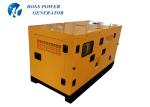 Electric Start Ricardo Diesel Generator 100KVA Yellow Color Closed Water Cooled
