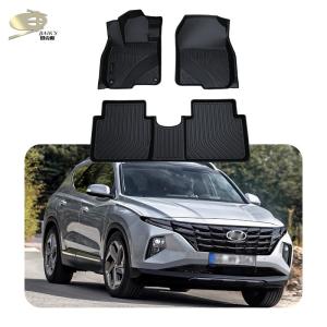 Quality TPE Rubber Carpet Car Floor Mats For Hyundai Tucson 2021 2022 wholesale