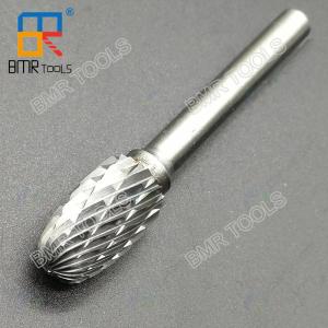 Quality E type Oval Shape tungsten carbide rotary burrs carbide rotary files high speed deburring wholesale
