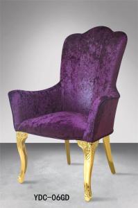 Quality Indoor banquet furniture, stainless steel armchairs (YDC-06GD) wholesale