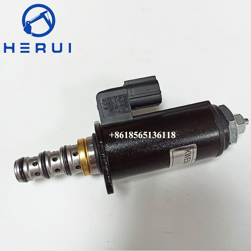 YN35V00020F1 For Kobelco SK200-3 SK200-5 KWE5K-31/G24DB40 Excavator Parts Proportional Solenoid Valve