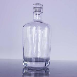 Quality Bourbon XO Mini Spirit Bottle Oval Crystal Whiskey Glass Vodka Bottle wholesale