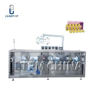 Quality Olive Oil 8.5kw Liquid Bottle Filling Machine 50ml Pet Cup Sealing Machine wholesale