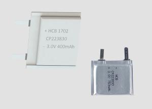 Quality CP223830 400mAh 3.0V Lithium Pouch Cell wholesale