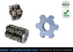 46-55 HRC Edco Parts 6pt Carbide TCT Cutters For Trelawny TFP 200 Scarifier