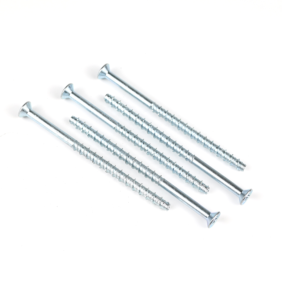 Customized Support Contact Customer Service for White Zinc Plated Torx Flat Head Bolts