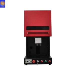 Quality 20W 30W 50W mini Enclosed cabinet fiber laser marking machine wholesale