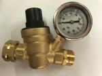 Adjustable Brass Pressure Reducing Valve, Pressure Relief Valve, With Gauge