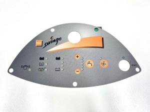 Quality Waterproof Instrument Adhesive Membrane Touch Control Panel With LED Light wholesale