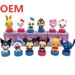 OEM Customized Mini Cartoon Stamper Toy 3d Figure Stamper Self-inking Stamp