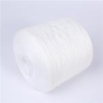 100% Spun Polyester Raw White Yarn Sewing Thread 50S / 3 High Tenacity Fine