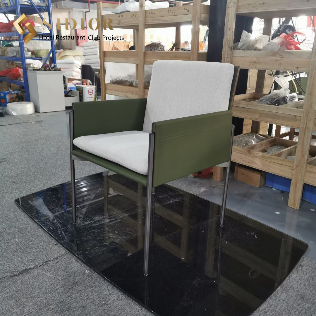Modern Dinning Chair, Hotel & Restaurant Dinning Chair, Top sell Chair, Hight Density Foam, PU Leather Upholstery