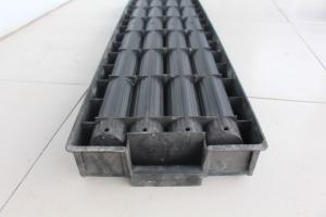Quality High Intensity Black Plastic Core Tray For Drilling Explore 55mm Rock Core wholesale