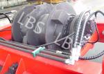 Building Crane Wire Rope Hydraulic Towing Winch With LBS Groove