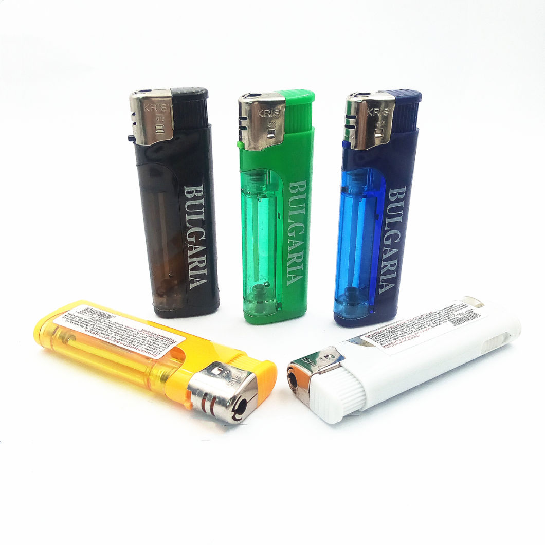 Hunan Dongyi 2021 High Quality EUR Standard Plastic Electric Cigarette Electric Lightern with LED Light Children Resistance