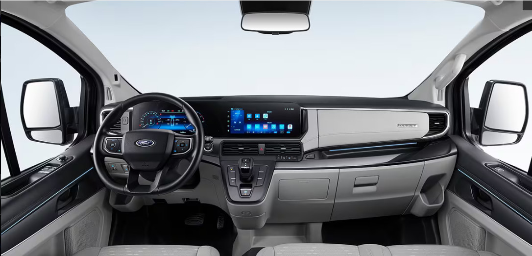 Ford Transit Pure Electric Middle Bus With 15 Seats