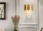 Modern Goldmetal Luxury Wall Lamp Indoor Iron Crystal Wall Lamp