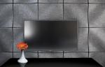 3D Wave Wall Decorative Soundproof Acoustic Panel Polyester Fiber
