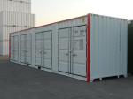 Steel 40ft Hq Metal Cargo Containers Waterproof Convenient Loading Moving