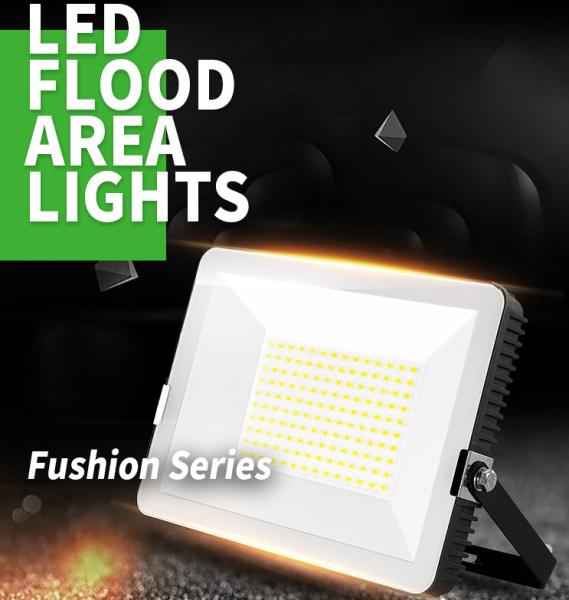 AC85 - 265V Input Voltage LED Flood Light Outdoor Security Lighting Ultra Slim