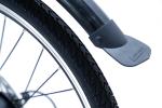 White Water Proof Electric City Bike With Fender ,front suspensionfork , 7 speed