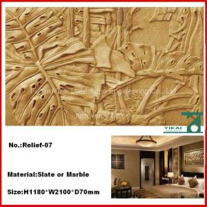 Quality Carved Stone Relief / Marble Relief / Wall Relievo, Slate Relief (YKRF-07) wholesale