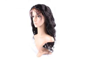 Quality Tangle Free Human Lace Front Wigs , 100% Unprocesed Mongolian Hair Wigs wholesale