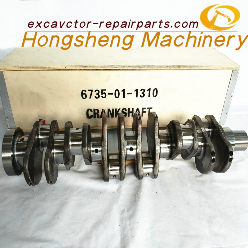 PC200-6 PC200-7 S6D102 Engine Crankshaft 6735-01-1310