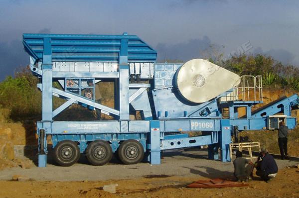 Cheap Mobile Mining Crushing Machine Heavy Duty Design Convenient Operation for sale