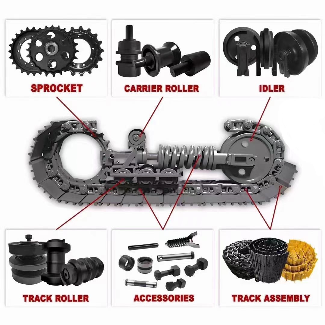 EC290 EC360 NO-1181-00721/1081-03910 8-12MM HRC53-57 Bulldozer Track Roller For Undercarriage Parts