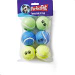 6pcs colored tenns balls