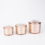30ml 50ml Body Lotion Containers , Double Walled Round UV Gel Acrylic Cosmetic