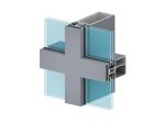 Lightweight Aluminium Curtain Walling Heat Insulation Good Wear Resistance